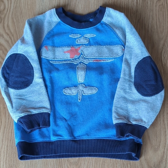 Hanna Andersson - Blue Boys Sweatshirt 100/4T - Picture 1 of 7